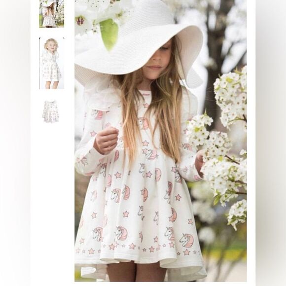 Lola + The Boys Other - Lola and the boys unicorn dress